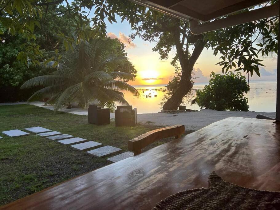 Tevaitoa Bungalow Tiarii, Avec Acces Direct A Une Plage Privee מראה חיצוני תמונה
